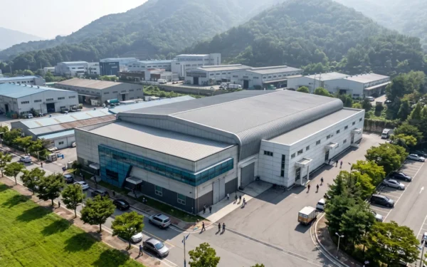조선·해양플랜트 공장 산업시설 주·야간 항공뷰