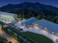 양어장 건축 조감도 | 수산양식시설 주·야간 외부 투시도