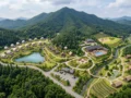 칠갑산 숙박시설 조감도 | 자연과 어우러진 숙박시설 건축 시각화