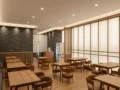 한식당 인테리어 디자인 | 전통 우드 공간 실내투시도
